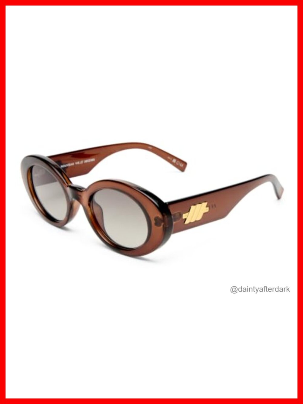 Oval Sunglasses Eco-Conscious Frame Polycarbonate Lenses with Pouch